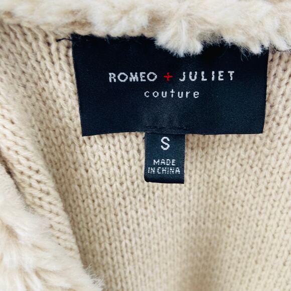 Romeo & Juliet Couture Sleeveless Faux Suede Sweater Vest - Picture 4 of 6